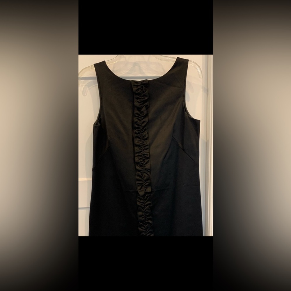 Lilly Pulitzer Black Ruffled Silk Dress